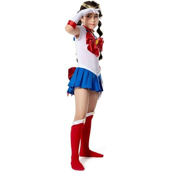 SAILOR MOON  Kid Outfit Size M Halloween - Picture 3 of 7